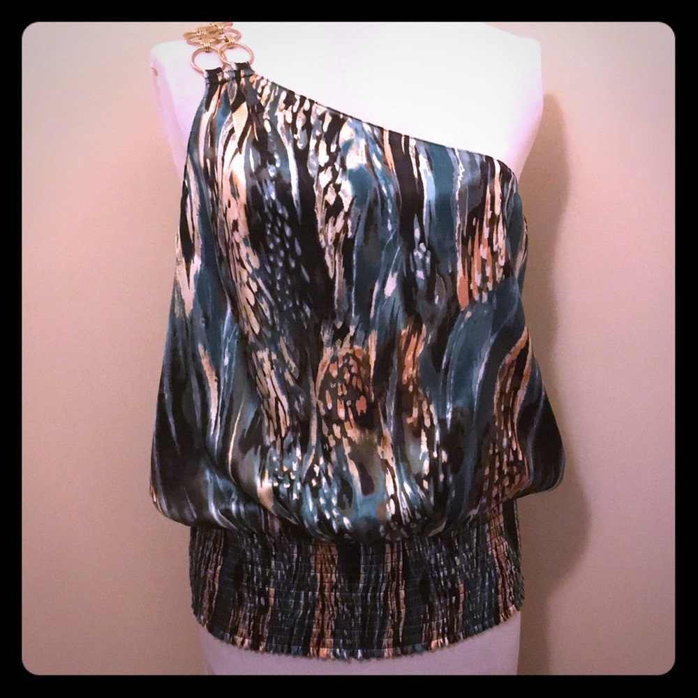 Arden B. Sleeveless Silk halter top